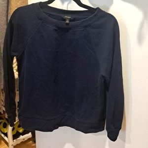 Banana Republic factory navy blue women's size medium crewneck sweatshirt